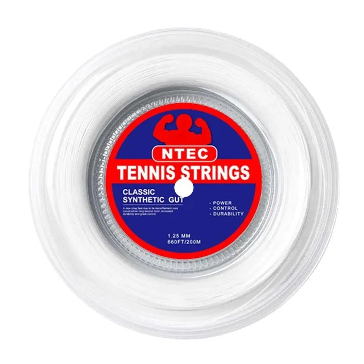 High-elastic String Nylon Material Tennis String 1.35 mm Disc 200m Long Tennis Racket String