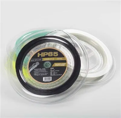 Cordes de raqueta de bàdminton d'alta elasticitat i -alta qualitat fetes de material de niló de 0,65 mm
