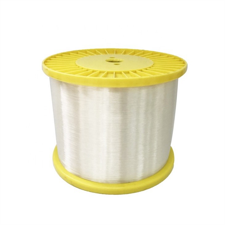 0.10mm 0.15mm 0.18mm 0.25mm Polyester PET Monofilament Yarn For 3D SpacerAir Mesh Fabric