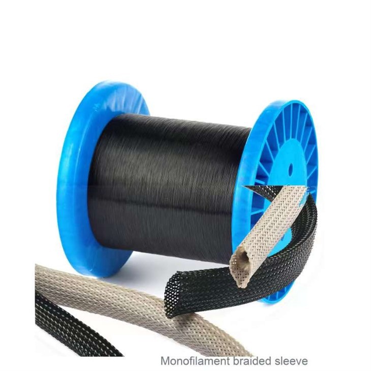 0.20mm-0.25mm Flame Resistance Polyester Monofilament Yarn For Braided Sleeving