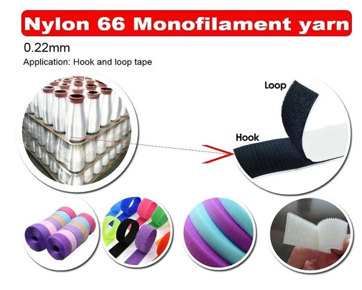 PA66 Monofilament Yarn For Hook And Loop